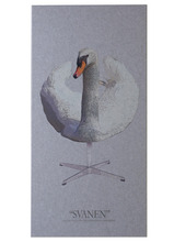 Akustikbillede Art-Acoustic svanen 60 x 120 cm -lys grå